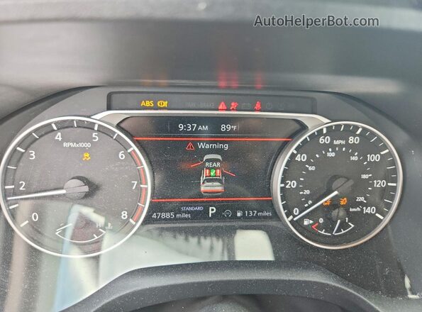 5N1BT3BA6SC790375 2025 NISSAN ROGUE Black Вид щитка приладів