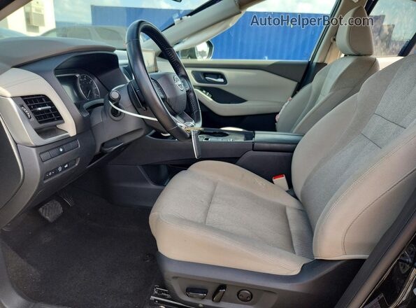 5N1BT3BA6SC790375 2025 NISSAN ROGUE Black Вид салону спереду