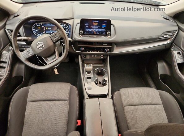 5N1BT3BA6SC804131 2025 NISSAN ROGUE Gray Dashboard view