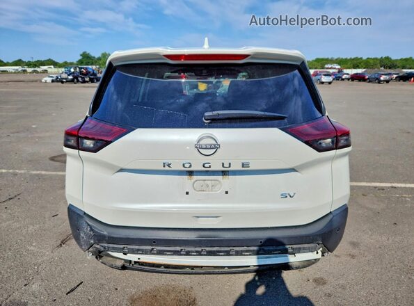 5N1BT3BA7PC821981 2023 NISSAN ROGUE White Вид ззаду