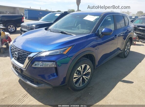 5N1BT3BA8PC840927 2023 NISSAN ROGUE Blue Առջևի ձախ երեք քառորդ տեսարան