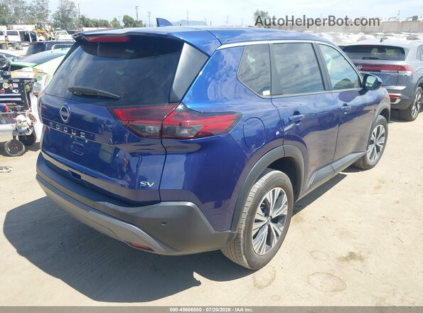 5N1BT3BA8PC840927 2023 NISSAN ROGUE Blue Հետևի աջ