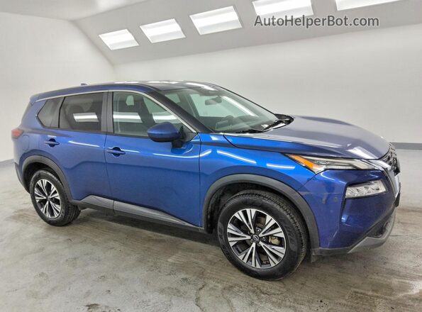 5N1BT3BA8PC843021 2023 NISSAN ROGUE Blue Przód prawy