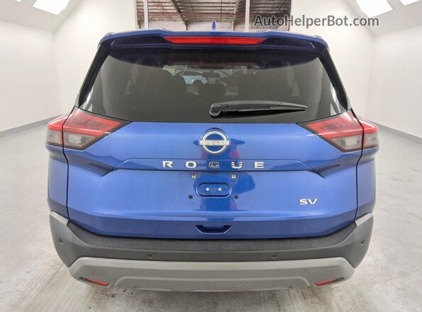 5N1BT3BA8PC843021 2023 NISSAN ROGUE Blue Widok z tyłu
