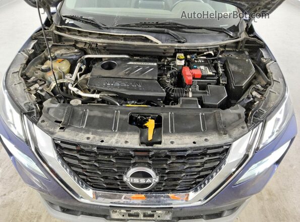 5N1BT3BA8PC843021 2023 NISSAN ROGUE Blue Widok komory silnika