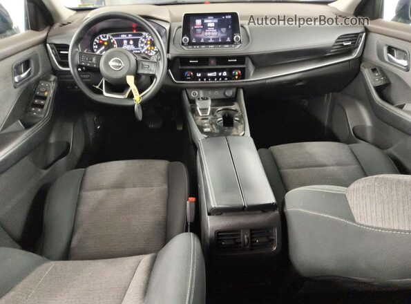 5N1BT3BA8PC843021 2023 NISSAN ROGUE Blue Widok deski rozdzielczej