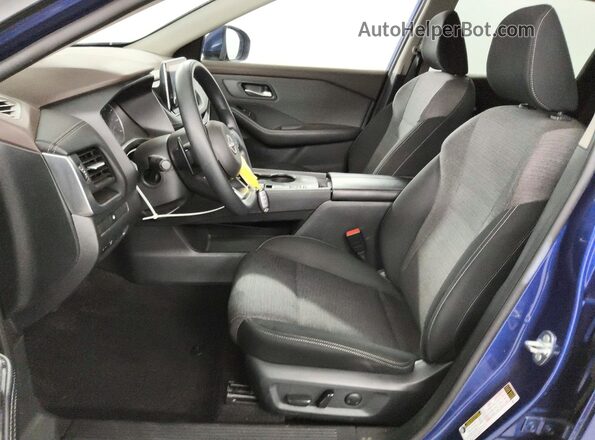 5N1BT3BA8PC843021 2023 NISSAN ROGUE Blue Widok wnętrza z przodu