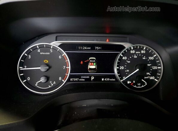 5N1BT3BA8RC691101 2024 NISSAN ROGUE Black Instrument cluster view
