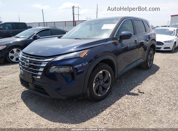 5N1BT3BA8RC708026 2024 NISSAN ROGUE Синий Передняя левая четверть