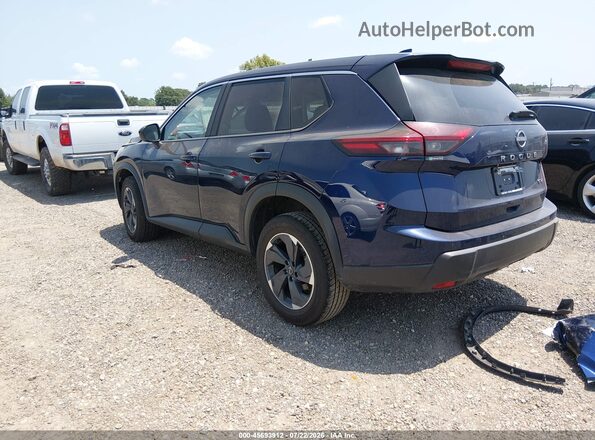 5N1BT3BA8RC708026 2024 NISSAN ROGUE Синий Задняя левая четверть