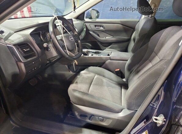 5N1BT3BA8SC775277 2025 NISSAN ROGUE Blue Widok wnętrza z przodu