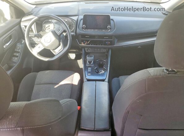 5N1BT3BA8SC808889 2025 NISSAN ROGUE Blue Dashboard view
