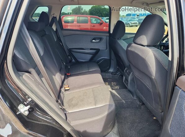 5N1BT3BA9NC683003 2022 NISSAN ROGUE Black უკანა სალონის ხედი