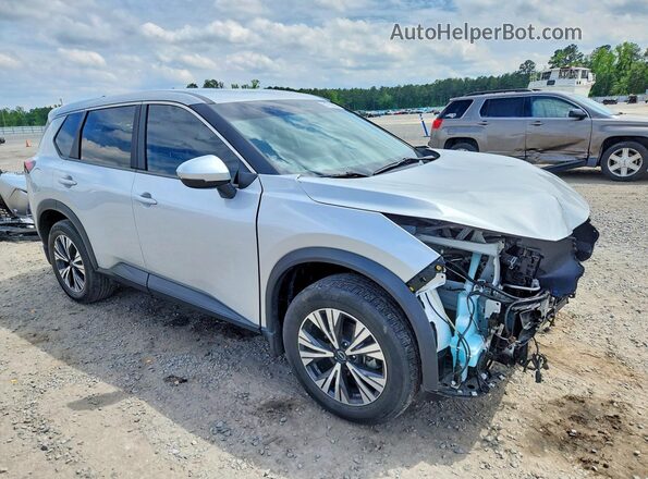 5N1BT3BA9PC742523 2023 NISSAN ROGUE Серебряный Передняя правая четверть