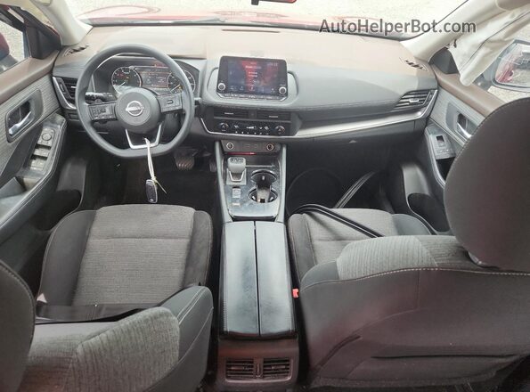 5N1BT3BA9PC762593 2023 NISSAN ROGUE Red წინა პანელის ხედი