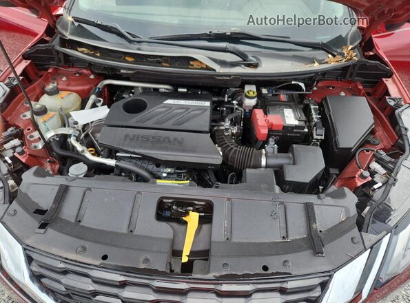 5N1BT3BA9PC762593 2023 NISSAN ROGUE Red ძრავის განყოფილების ხედი