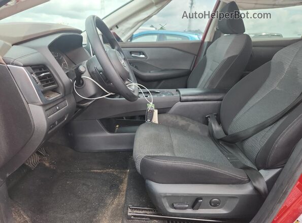 5N1BT3BA9PC762593 2023 NISSAN ROGUE Red წინა სალონის ხედი