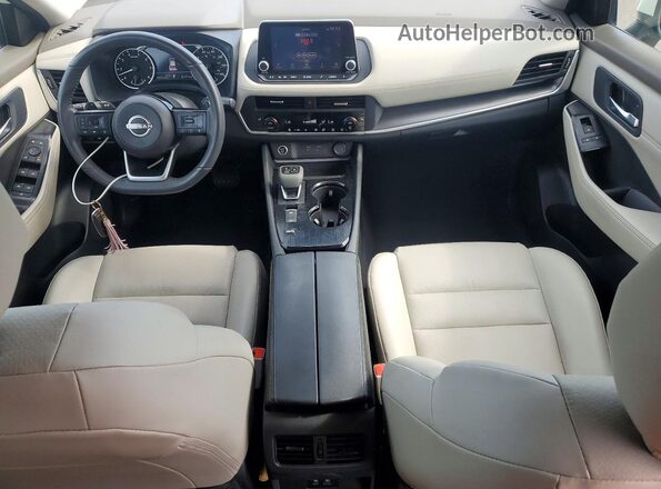 5N1BT3BA9PC775411 2023 NISSAN ROGUE Белый Вид панели приборов