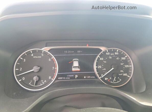 5N1BT3BA9PC775411 2023 NISSAN ROGUE Белый Вид щитка приборов