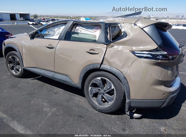 5N1BT3BA9RC743688 2024 NISSAN ROGUE Коричневый Задняя левая четверть