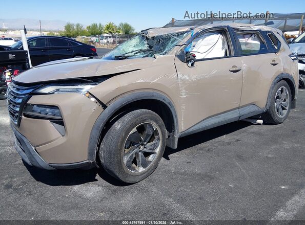 5N1BT3BA9RC743688 2024 NISSAN ROGUE Коричневый Передняя левая четверть