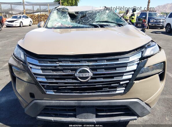 5N1BT3BA9RC743688 2024 NISSAN ROGUE Коричневый Вид панели приборов