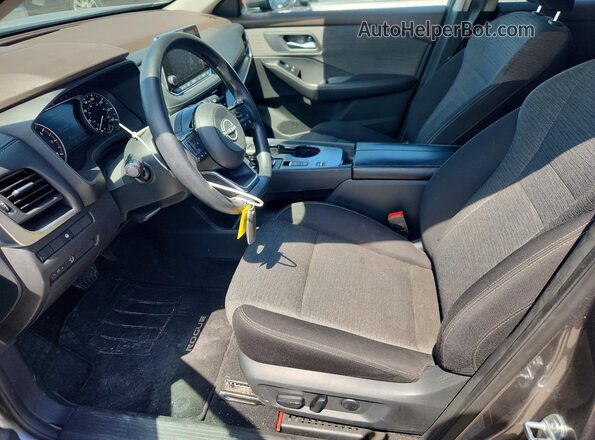 5N1BT3BAXPC910895 2023 NISSAN ROGUE Gray წინა სალონის ხედი