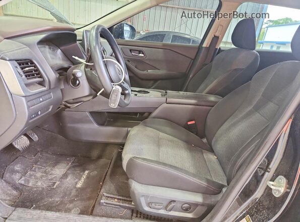 5N1BT3BAXPC936512 2023 NISSAN ROGUE Black Вид салону спереду
