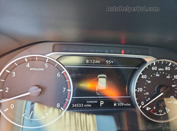 5N1BT3BAXSC671972 2025 NISSAN ROGUE Blue Vista del cuadro de instrumentos