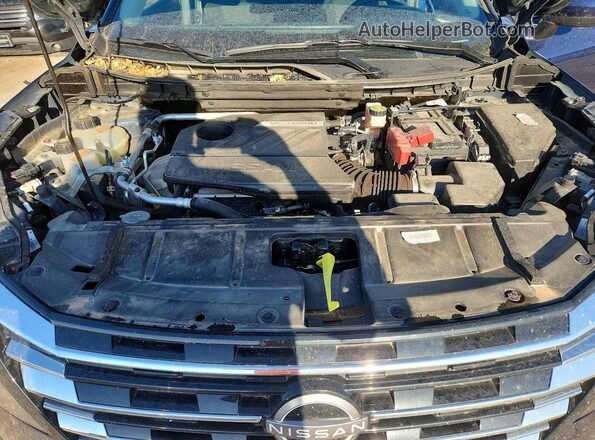 5N1BT3BAXSC671972 2025 NISSAN ROGUE Blue Vista interior trasera