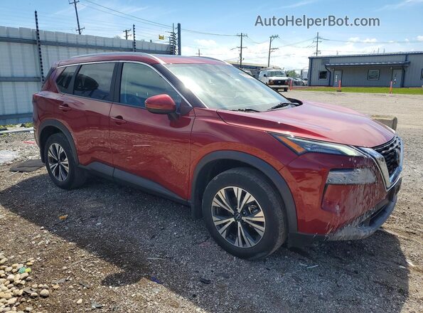 5N1BT3BB0PC687937 2023 NISSAN ROGUE Burgundy Delantero derecho