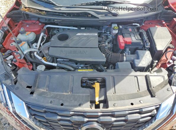 5N1BT3BB0PC687937 2023 NISSAN ROGUE Burgundy Vista del compartimento del motor