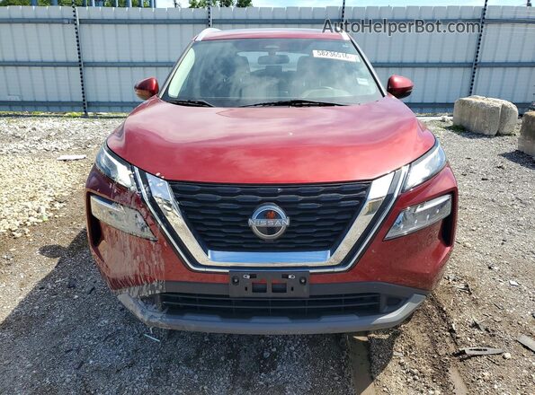 5N1BT3BB0PC687937 2023 NISSAN ROGUE Burgundy Vista frontal