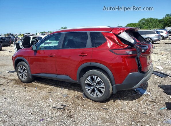 5N1BT3BB0PC687937 2023 NISSAN ROGUE Burgundy Trasero izquierdo
