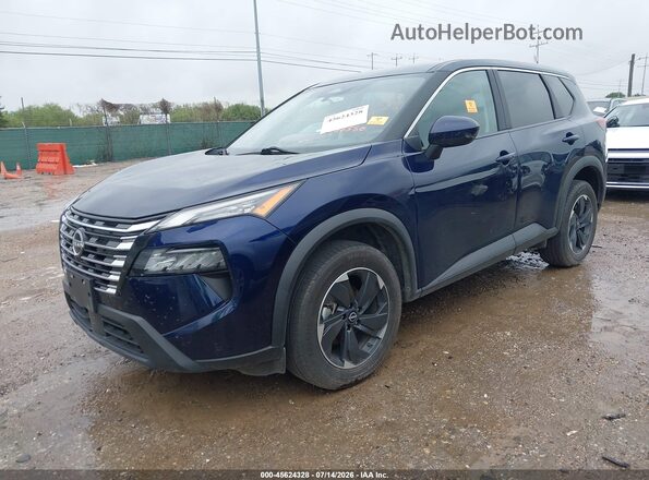 5N1BT3BB0RC686550 2024 NISSAN ROGUE Blue წინა მარცხენა ხედი სამი მეოთხედიდან