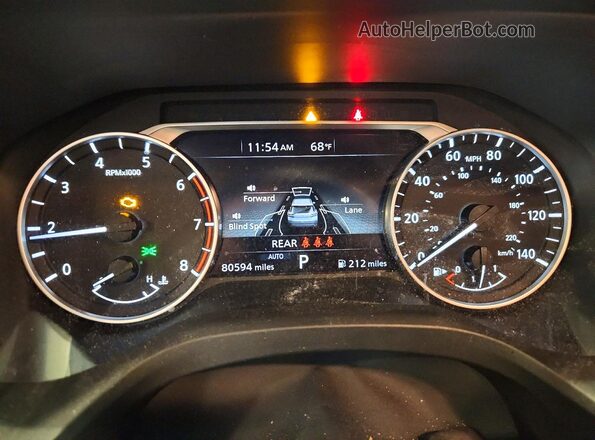 5N1BT3BB1NC671663 2022 NISSAN ROGUE Silver Вид щитка приладів