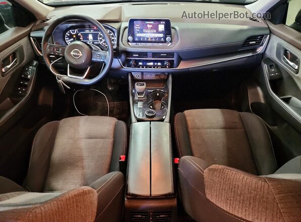 5N1BT3BB1PC837098 2023 NISSAN ROGUE Black Dashboard view