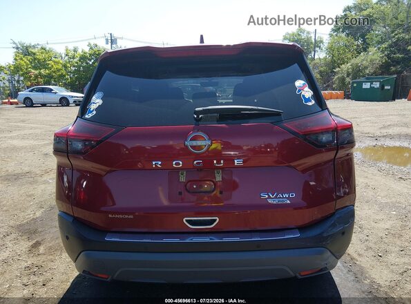 5N1BT3BB3PC671392 2023 NISSAN ROGUE Red 