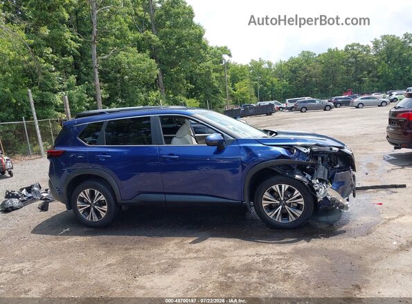 5N1BT3BB3PC675605 2023 NISSAN ROGUE Синий Панорамный вид салона 360°