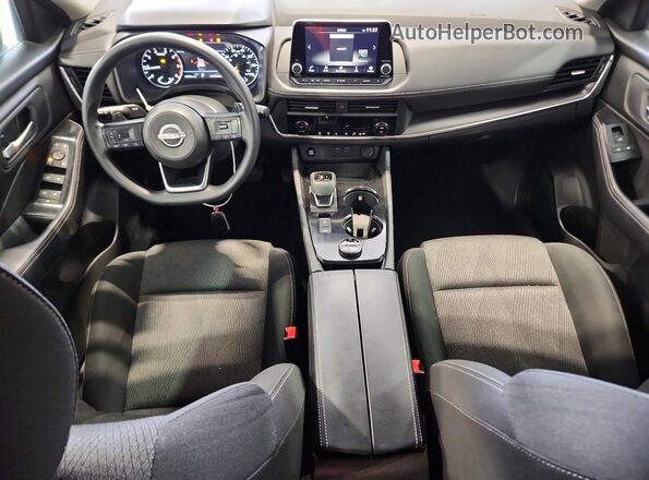 5N1BT3BB3RC697445 2024 NISSAN ROGUE Gray Widok deski rozdzielczej