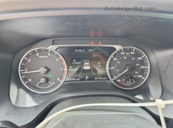 5N1BT3BB3SC778872 2025 NISSAN ROGUE Red Instrument cluster view