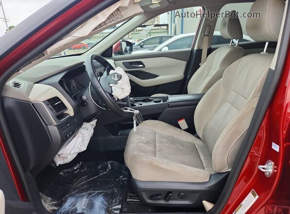 5N1BT3BB3SC778872 2025 NISSAN ROGUE Red Front interior view