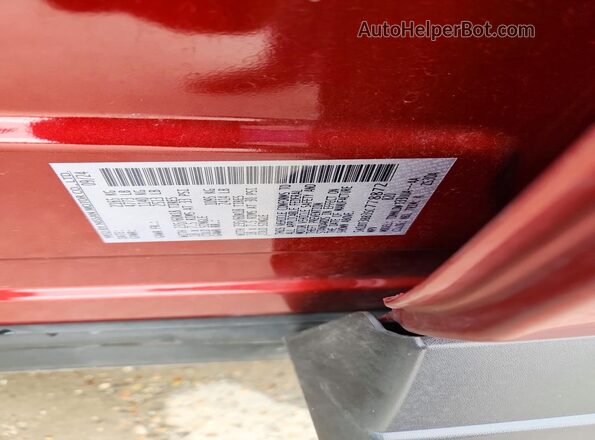 5N1BT3BB3SC778872 2025 NISSAN ROGUE Red VIN sticker view