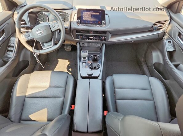 5N1BT3BB3SC818982 2025 NISSAN ROGUE Угольный Вид панели приборов