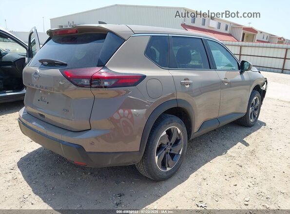 5N1BT3BB3SC823213 2025 NISSAN ROGUE Dark Brown Trasero derecho