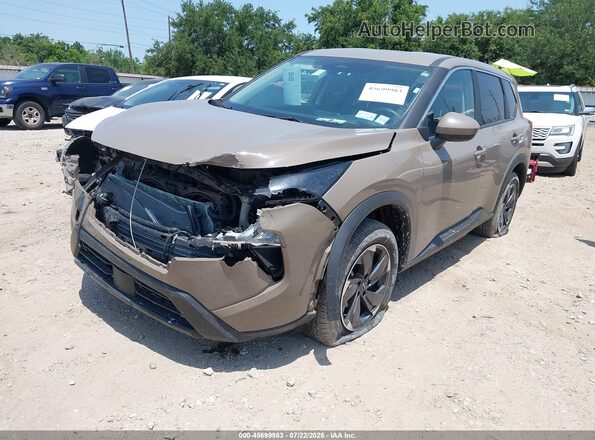 5N1BT3BB3SC823213 2025 NISSAN ROGUE Dark Brown Vista tres cuartos delantera izquierda