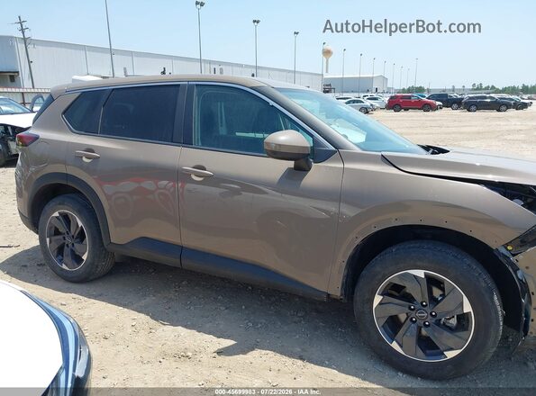 5N1BT3BB3SC823213 2025 NISSAN ROGUE Dark Brown Vista interior trasera