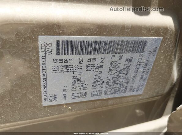 5N1BT3BB3SC823213 2025 NISSAN ROGUE Dark Brown Vista del compartimento del motor