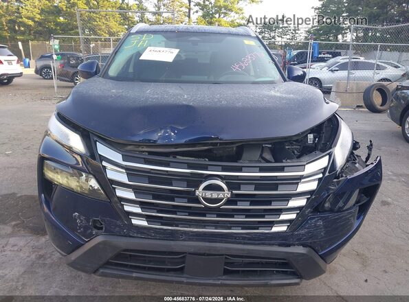 5N1BT3BB5RC740201 2024 NISSAN ROGUE Blue Սարքավորումների վահանակի տեսք