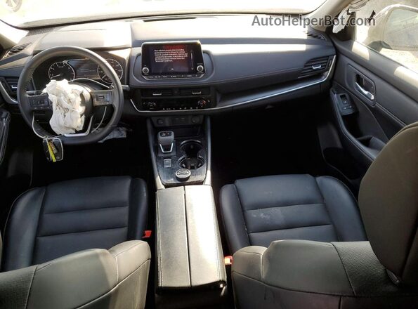 5N1BT3BB5RC748007 2024 NISSAN ROGUE Blue Dashboard view